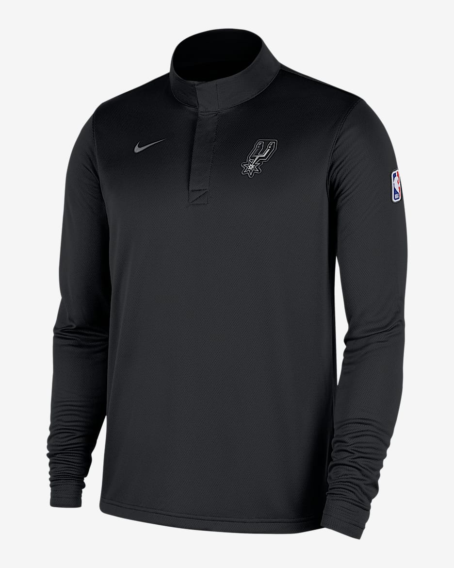 NIKE NBAロンT San Antonio Spurs Men's Nike Dri-FIT NBA 1/4-Zip Long-Sleeve